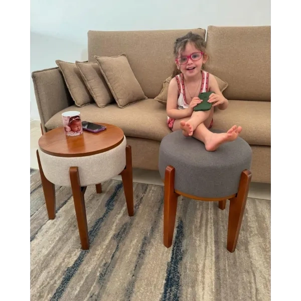 تربيزة وكرسي مبطن 2*1 - الصورة 3